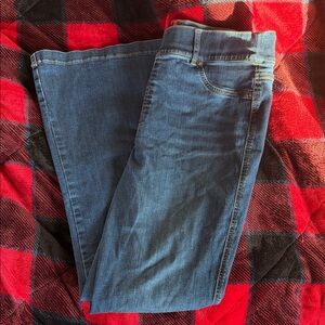 SPANX Blue Denim Bootcut Jeans